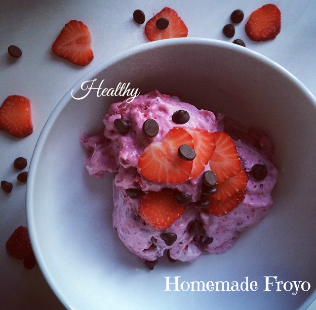 healthy homemade froyo